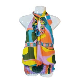 CHARLOTTE RUSSE halter blouse L